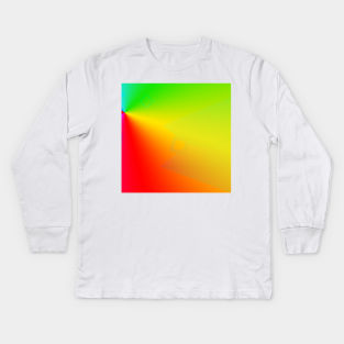 blue yellow red green abstract texture Kids Long Sleeve T-Shirt